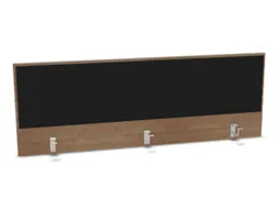 opzetpaneel,v. bureau,aanbouw achter,B 1600mm,NT-cherry,BN8033-zwart