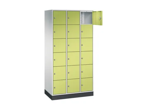 lockerkast,RAL 7035/RDS1108060,HxBxD 1950x920x500mm,3x6vakken