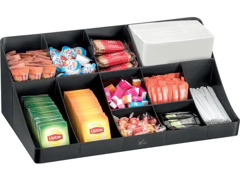 Opbergbak Voor Kantine Koffiehoek of Keuken Zwart