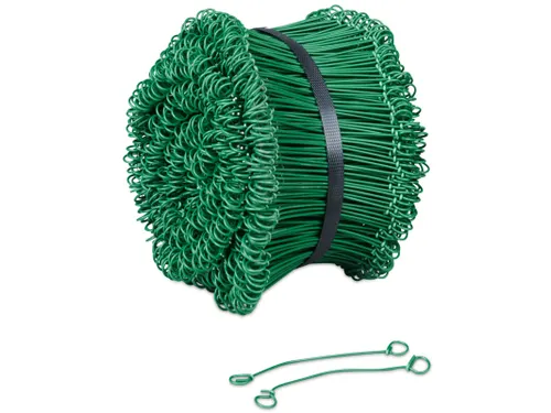 Geplastificeerde snelbinder groen 1,6 mm x 300 mm 1000 Stuks