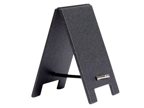 Krijtbord securit mini tafel 17x5cm set 5 stuks zwart