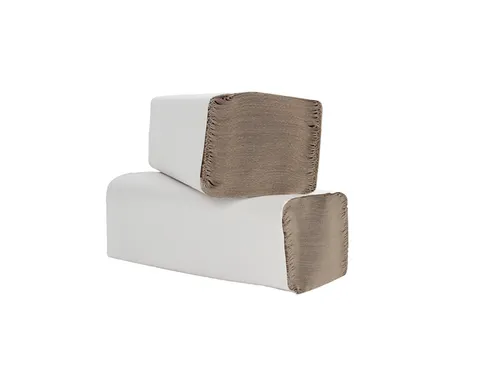 Handdoek Cleaninq Z-vouw 1-laags Naturel 20x250 stuks