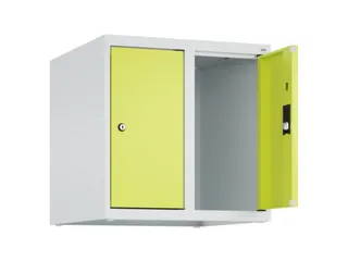 opzetkast,v. locker,2vak.,vak B 250mm,HxBxD 500x500x500mm,vleugeldeur - 2