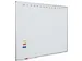 Planbord 90x120cm Softline profiel 8mm Dubbele week DU met dagenstrook