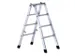 Boktrap Aluminium L 0 91M 2X8Treden Dubbelzijdig