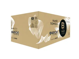Handdoek BlackSatino Original PT30 v-vouw 2-laags 25x23cm wit 274570 - 5