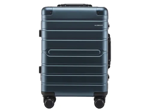Koffer Alumaxx GRAVITY 55x37x20cm Blauw Aluminium 4 wielen