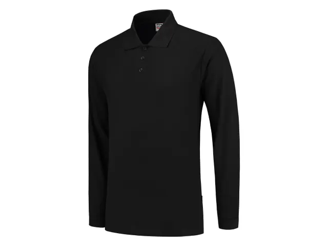 Polo à manches longues Tricorp PPL180 201009, noir, taille XL, la pie