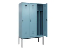 locker voor scheiding van kleding,HxBxD 2120x1200x500mm,3vak