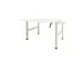 Dextro Slinger Duo zit/sta Bureau 160cm frame Wit blad Wit