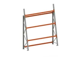 magazijnrek voor profielen,grondveld,eenzijdig,HxBxD 3300x2700x700mm