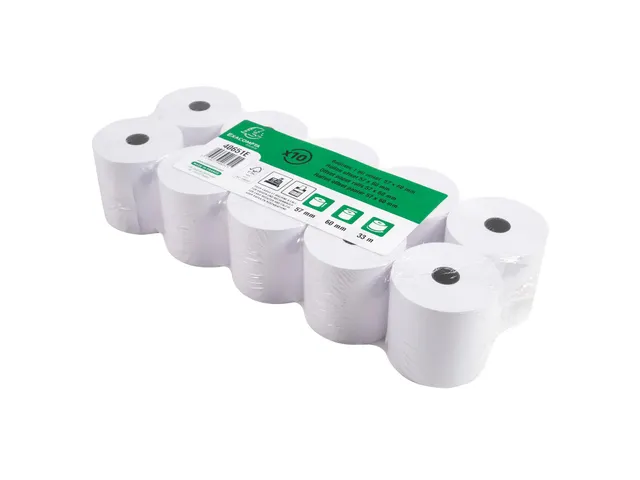 Rol Kassa's Rekenmachines 57X60X12X33 1-Laag Offset Extra Wit 60 Gram