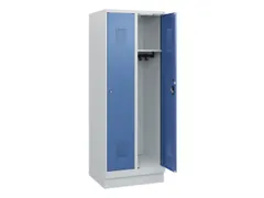 schoollocker,HxBxD 1630x600x500mm,2vak,vak B 300mm,cil.-slot,sokkel