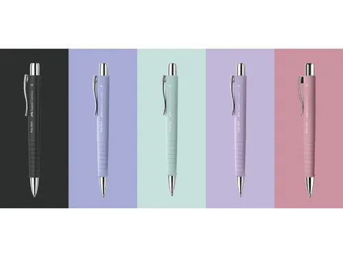 Balpen Faber-Castell Poly Ball XB pale iris