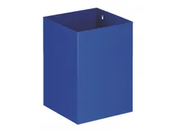 Metalen Vierkante Papierbak 21 Liter Blauw