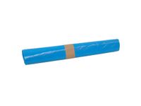 Afvalzak 80x110cm hdpe T25 blauw/rol20