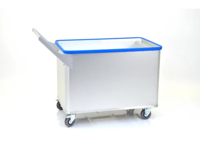 aluminium bakwagen,draagverm. 130kg,laadvl. LxB 1000x650mm,380l