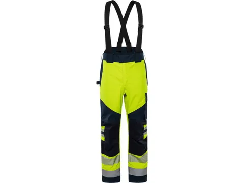 Fristads 125618 werkbroek, fluo geel/marineblauw, maat 2XL, per stuk