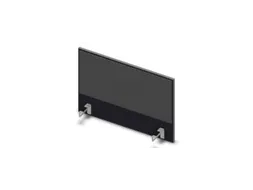 opzetpaneel bureau aanbouw zijkant CC-zwart BN8010-antraciet 800mm