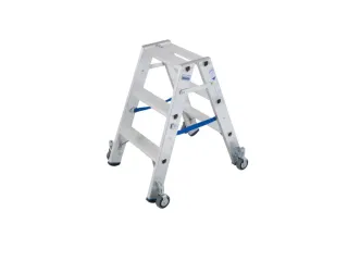 Ladder Aluminium Beide Zijden Verrijdbaar H 750Mm 2X3treden - 3