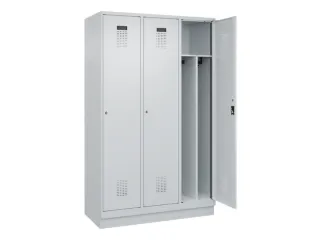 locker voor scheiding van kleding,HxBxD 1950x1200x500mm,3vak - 1