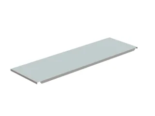plank,v. paktafel,aanbouw onderbouw,BxD 1718x460mm,staal - 2