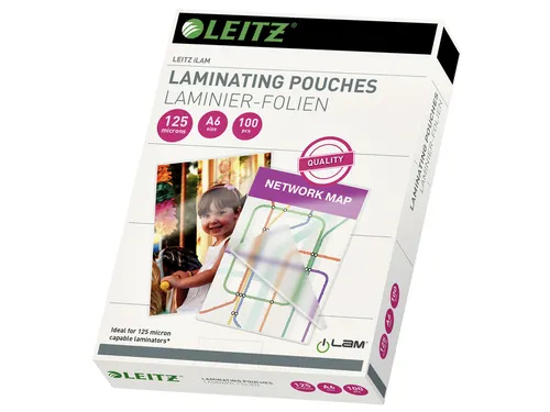 Lamineerhoes Leitz A6 2x125 micron EVA 100stuks