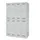 Dubbeldekse garderobekast,HxBxD 1850x1200x500mm,4x2vak.,vak B 300mm