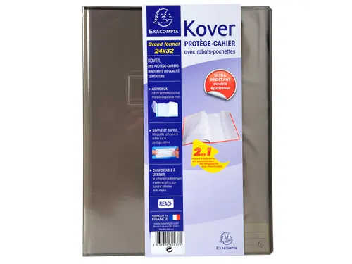 Schriftomslagen Kover transparant 24x32cm ass