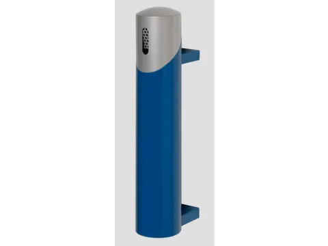 Wandasbak 1.4 liter 510x100mm Ral5010 Blauw Zilverkleurig