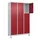 lockerkast,HxBxD 1950x1200x500mm,3x3vakken,vak B 400mm,cil.-slot