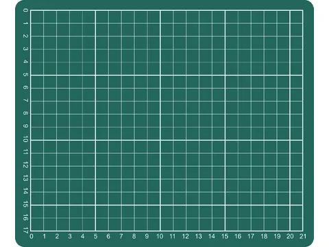 Snijmat A5 230x190mm groen