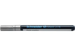 Lakmarker Schneider Maxx 278 0.8mm Zilver - 1