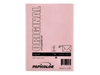 Envelop Papicolor C6 114x162mm babyroze pak à 6 stuks - 3