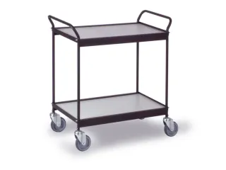 Universele Wagen 150kg Laadvl. Lxb 785x420mm 2 Etages Diepzwart - 1
