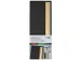 Drankkaart map Sigel 1/2 A4 smal Eco serie D.grijs/hout voor 8 blad