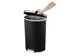 Hana pedaalemmer halfrond 55 Liter Zwart