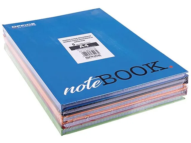Schrift harde kaft A4 96 pag. kantlijn geruit 5mm