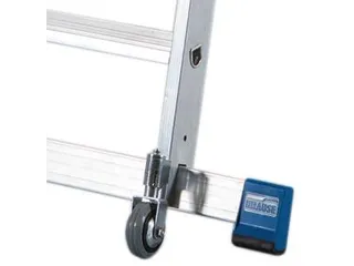 verrijdbare treden-platformladder eenzijdig 12treden stand H 2 8m - 9
