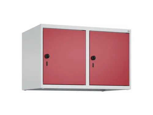 opzetkast,v. locker,2vak.,vak B 400mm,HxBxD 500x800x500mm,vleugeldeur