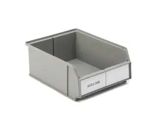 magazijnbak,HxBxD 180x310x500mm,PP,grijs - 1