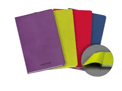 Notitieboek Aurora Capri A5 192blz lijn 80gr assorti