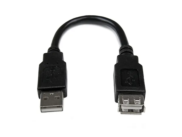 15cm USB 2.0 Verlengkabel A naar A - M/F