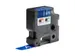 Labeltape Dymo Rhino 18054 19mmx5.5m Vinyl Wit Op Blauw