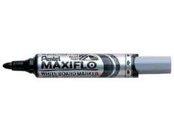 Viltstift Pentel MWL5M Maxiflo whiteboard zwart 3mm