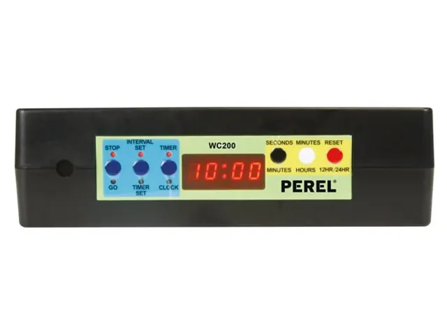 Klok Met Chronometer/Afteltimer & Intervaltimer - 32,7x15,6 x 9,3cm