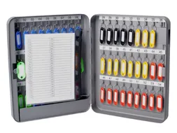 Sleutelkast metaal Pavo basic met cijferslot 54 haken 30x24x8cm grijs