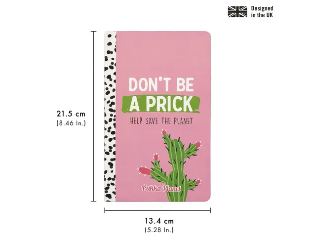Carnet de notes Pukka Pad 13x21cm SC ligné Dont be a prick