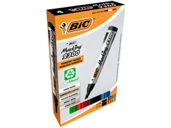 Viltstift Bic 2300 ecolutions schuin medium doos à 4 stuks
