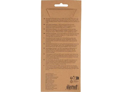 Borduurgaren Creativ Company 8mx1mm set à 10 kleuren